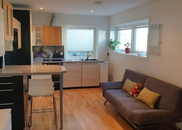 Modern Basement Stavanger, Sola Airport, Kjerag, Preikestolen 公寓 *